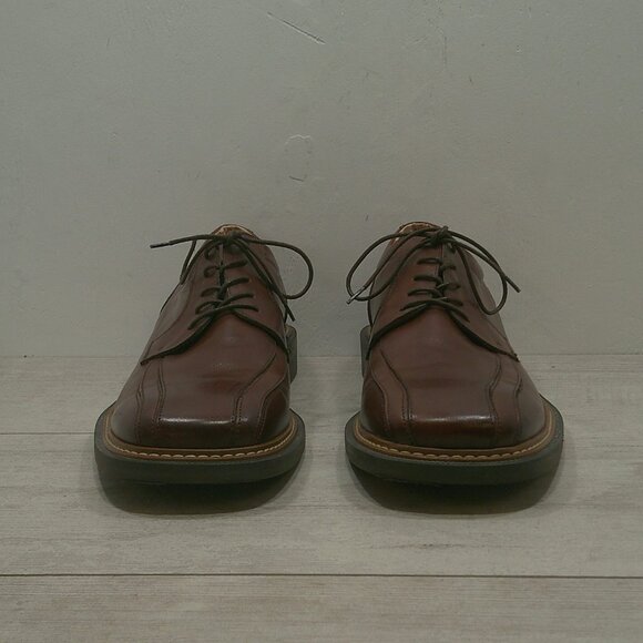 Sketchers Casual Style Brown Leather Lace up Loafer Shoe Made in Italy Size 12 - Picture 3 of 14